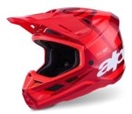 Motocross helmet ALPINESTARS SM7 CORE RED-GLOSS