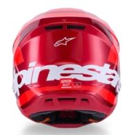 Motocross helmet ALPINESTARS SM7 CORE RED-GLOSS
