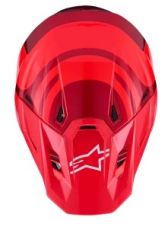 Motocross helmet ALPINESTARS SM7 CORE RED-GLOSS