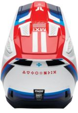 Cască motocross THOR FLEET DEFY WHITE/RD/BLUE