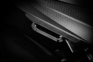Passenger footrest cover black APR. GILLES PPC-12-KIT-B