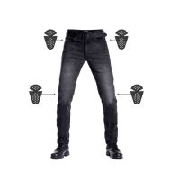 Мото дънки PANDO MOTO ROBBY BLACK - Slim-fit Cordura®