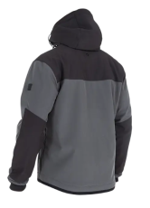 Jachetă textilă JOHN DOE HOOD XTM V3 RIP STOP SOFTSHELL GRI/NEGRU