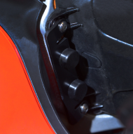R&G RACING Protecții de blocare Negre Ducati Panigale V4 18-22