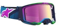 Motocross Goggles ALPINESTARS VISION 8 MAVEN BLITHE BLUE PUR MIRROR-PINK