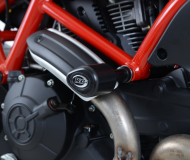 Protecții de protecție R&G RACING Aero Crash Protectors Negre Ducati Monster 797 17-21
