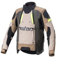 Текстилно мото яке ALPINESTARS HALO DRYSTAR KHAKI/SAND/YELLOW FLUO