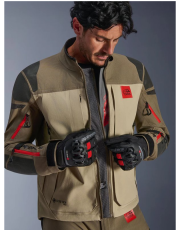 Motorcycle jacket ALPINESATSR Nazca 3L GTX Brown