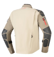 Motorcycle jacket ALPINESATSR Nazca 3L GTX Brown