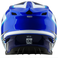 Kids motocross helmet TROY LEE DESIGNS GP Shutter - Blue/White