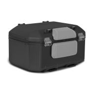 Aluminum motorcycle suitcase SHAD TR55 Black - 55 liters