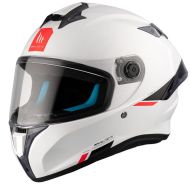Helmet MT TARGO S SOLID A0 GLOSS PEARL WHITE
