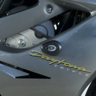 Protecții de protecție R&G RACING Aero Crash Protectors Negre Triumph Daytona 675 06-12 / R 11-12