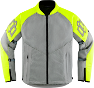 Υφασμάτινο μπουφάν μοτοσικλέτας ICON MESH AF HI-VIZ
