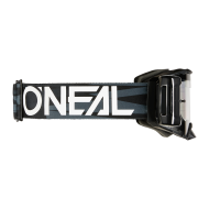 Motocross goggles O`NEAL B-33 ROLL OFF ICTUS BLACK/WHITE - CLEAR