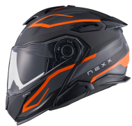 Casca NEXX X.LIFETOUR FLIP UP PRO MILE ORANGE GREY