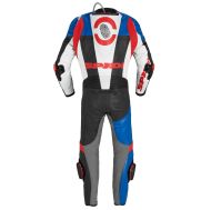 Echipament de piele pentru motociclete SPIDI DP-PROGRESSIVE PRO Negru/Roșu/Albastru