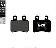 Μπροστινά/πίσω Moto Pads Galfer SCOOTER FD270G1050