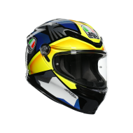 CASCA AGV K-6 S JOAN NEGRA/ALBASTRU/GALBEN