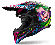 Casca motocross AIROH WRAAAP MUSIC GLOSS