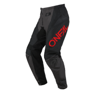 Motocross Breeches O'NEAL ELEMENT RACEWEAR BLACK/GRAY/RED V.25