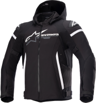 Υφασμάτινο μπουφάν μοτοσικλέτας ALPINESTARS Zaca Αδιάβροχο ΜΑΥΡΟ/ΛΕΥΚΟ
