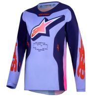 Παιδική φανέλα motocross Alpinestars FLUID HUNT PUR/PNK