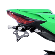 Suport pentru plăcuța de înmatriculare R&G RACING - Negru Kawasaki Ninja ZX-10R/RR