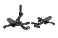 Rear steps FXR2 black dull DUCATI GILLES FXR2-D02-BD