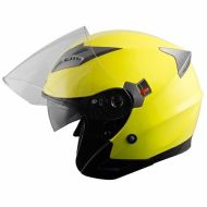 Каска за скутер A-PRO KINETIC FLUO