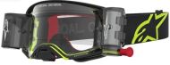 Motocross Goggles ALPINESTARS SUPERTECH FIRMA ROLL OFF BLK YEL FLO CLEAR
