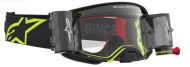 Motocross Goggles ALPINESTARS SUPERTECH FIRMA ROLL OFF BLK YEL FLO CLEAR