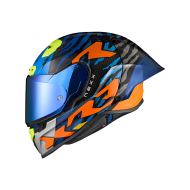 Helmet NEXX X.R3R ZIGER ORANGE/BLUE
