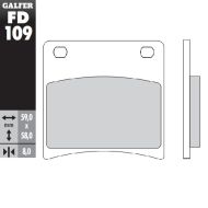 Μπροστινά τακάκια μοτοσυκλέτας Galfer SEMI METAL FD109G1054