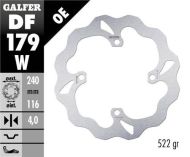 Заден спирачен диск Galfer WAVE FIXED 240x4mm DF179W