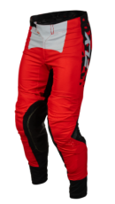 Motocross breeches FLY RACING Lite Flake - Red/Grey/Black