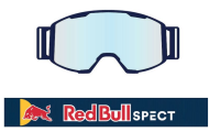 Motocross goggles Spect Red Bull Strive Double lens Blue clear