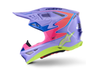 Motocross Helmet ALPINESTARS S-M10 JETT PURPLE/PINK