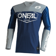 Tricou motocross O'NEAL MAYHEM HEXX V.22 ALBASTRU/GRIU
