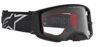 Γυαλιά μοτοκρός ALPINESTARS SUPERTECH VESTA ΜΑΥΡΑ ΜΑΤ SLVR-ΜΑΤ