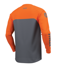 Motocross Jersey THOR RIDEMODE MENACE ORANGE/CHAR