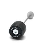 Dopuri de siguranță pentru axe R&G RACING, protecție furcă neagră pentru Triumph Speed Triple 1050 RS 18-21 / S 16-21 / 1200 RS 21-25 / RR 22-25