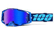 Motocross goggles 100% ARMEGA HIPER COUPE MIRROR BLUE