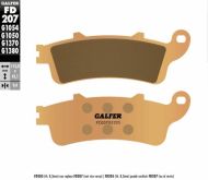 Μπροστινά/πίσω τακάκια μοτοσικλέτας Galfer SINTERED COMPOUND FD207G1370