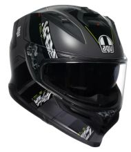 Cască AGV K7 MPLK KYBER GRI MAT/GALBEN FLUO
