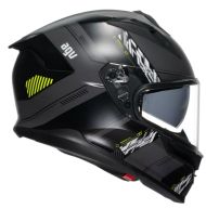 Cască AGV K7 MPLK KYBER GRI MAT/GALBEN FLUO