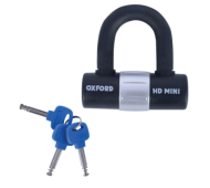 Blocator disc OXFORD HD Mini - Ø14 mm Negru