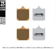 Tampoane fata pentru motocicleta Galfer COMPOUND SINTERIZAT FD437G1375