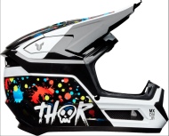 Cască motocross pentru copii THOR FLEET SPLAT NEGRU