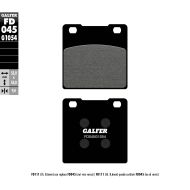 Tampoane fata/spate motocicleta Galfer SEMI METAL FD045G1054